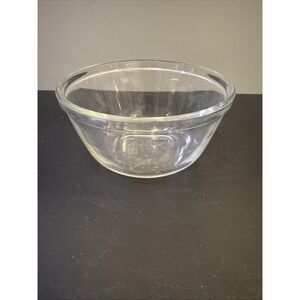 Anchor Ovenware Hocking USA Clear Glass Mixing‎ Bowl 1 Qt 6"